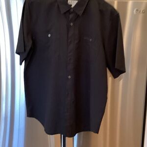 Orvis Black Short Sleeve Button-Down Shirt